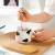 BigNoseDeer Cute Ceramic Cow Mug with 3D Figurine Inside, Lid & Spoon, 13oz