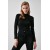 Trendyol Black Slim Fit Ribbed Knitted Blouse with High Collar – Elegant & Stretchy