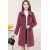 Stylish Medium-Length Wool Blend Jacket for Women – Winter Korean Style Overcoat