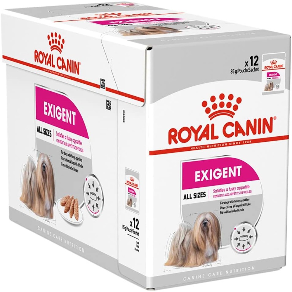 Royal Canin CCN Exigent Wet Food Pouches 12x85g – Canine Care Nutrition for Sensitive Stomachs