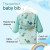 ECVV Waterproof Baby Bibs, Long Sleeve Toddler Feeding Bib with Food Catcher, Cute Dinosaur Design