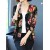 Floral Print Long Sleeve Cardigan for Women – Casual Autumn Knitwear with Button Closure