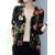 Floral Print Long Sleeve Cardigan for Women – Casual Autumn Knitwear with Button Closure