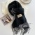 Fashion Solid Cashmere Warm Scarf – Pashmina Shawl with Tassels for Winter