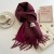 Fashion Solid Cashmere Warm Scarf – Pashmina Shawl with Tassels for Winter