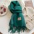 Fashion Solid Cashmere Warm Scarf – Pashmina Shawl with Tassels for Winter