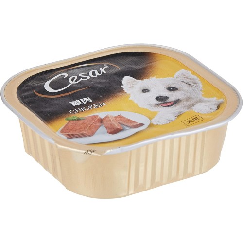 Cesar Chicken Wet Dog Food 100g - Gourmet Nutrition for Adult Dogs in Fresh Seal Tray