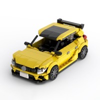 2024 MOC Speed Champion A45s Supercar Building Blocks – Creative DIY Racing Toy for Kids