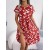 Floral Pleated A-Line Dress – Women’s Chic High-Waist Summer Casual Dress