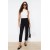 Trendyol Collection Black Cigarette Mold Collet High Waist Ankle Length Pants