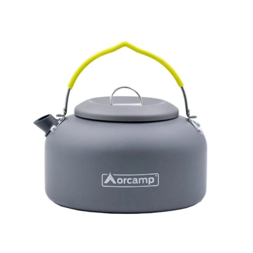 Orcamp Classic Camping Teapot – 1.4 Liter Aluminum Teapot for Outdoor Adventures