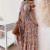 Elegant Contrast Color Long Beach Dress – Loose Fit Bohemian Summer 2024 Women's Maxi Dress