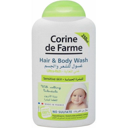 Corine de Farme Baby Hair & Body Wash | Sulfate-Free | 250ml