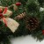 DVEHGF 2.7M Artificial Christmas Garland with Pine Cones, Baubles & Bows for Indoor/Outdoor