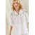 Bianco Lucci Women's Daisy Embroidered Ayrobin Linen Shirt – Summer Casual Elegance