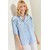 Bianco Lucci Women's Daisy Embroidered Ayrobin Linen Shirt – Summer Casual Elegance