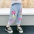 Spring Summer Cartoon Daisy Jeans for Girls – Loose Baby Denim Pants – Casual Trousers