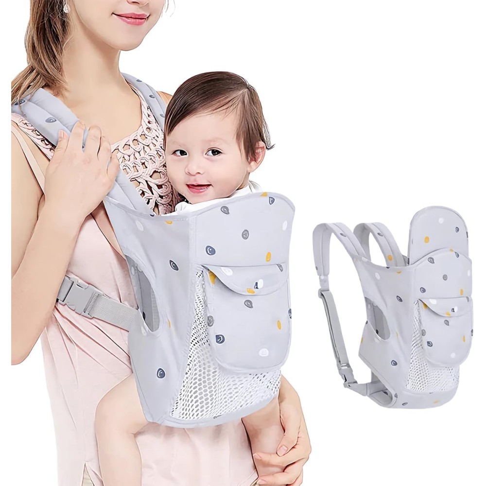 TERRIFI Baby Carrier – Breathable, Lightweight, Ergonomic, Hands-Free & Machine Washable