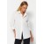 Trendyol Oversized Ecru Woven Shirt with Stone Collar Detail – Casual Chic