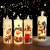 SLEEPHEAD® 4 Pcs Flameless LED Christmas Candles with Santa Claus & Snowman Design