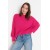 Oversized Knitwear Balloon Sleeve Crew Neck Sweater – Trendy Basics for All Seasons