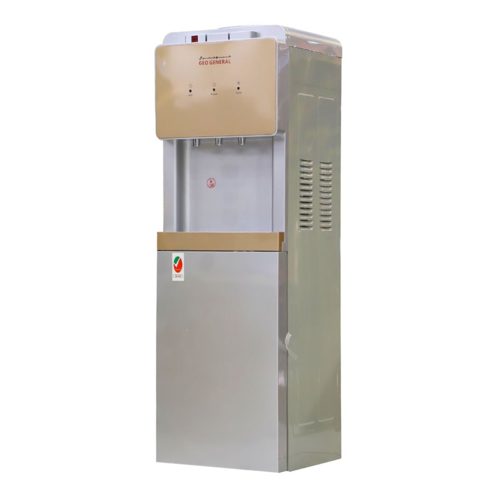 GEO GENERAL GSM-310LB Water Dispenser – 3 Taps for Hot, Cold & Normal Water, Gold Finish