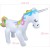 Float Joy Giant Inflatable Unicorn Sprinkler, Summer Water Toy, Backyard Fun, Multicolor