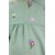 Women's Green Floral Embroidery Regular Fit Woven Shirt