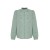 Women's Green Floral Embroidery Regular Fit Woven Shirt