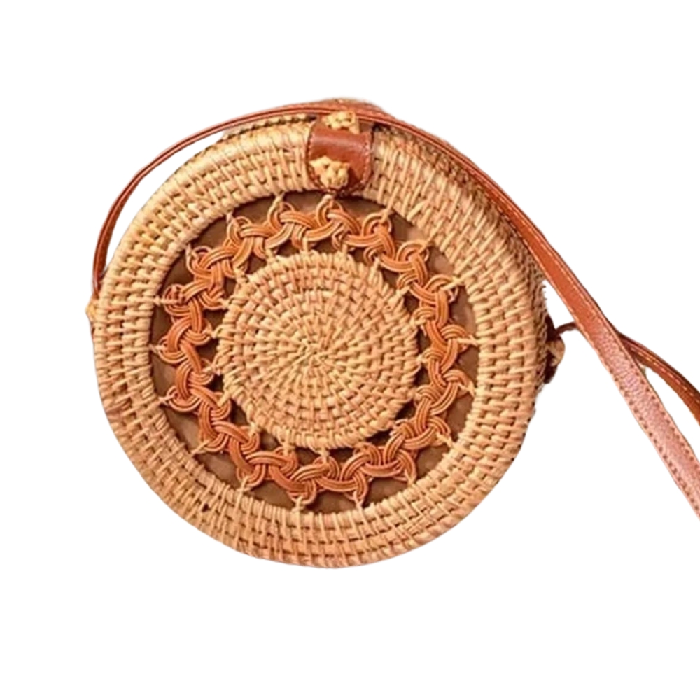 Handwoven Rattan Bag for Women – Stylish & Eco-Friendly