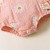 Infant Baby Girl Floral Ruffle Romper with Headband, Sleeveless Summer Bodysuit Outfit