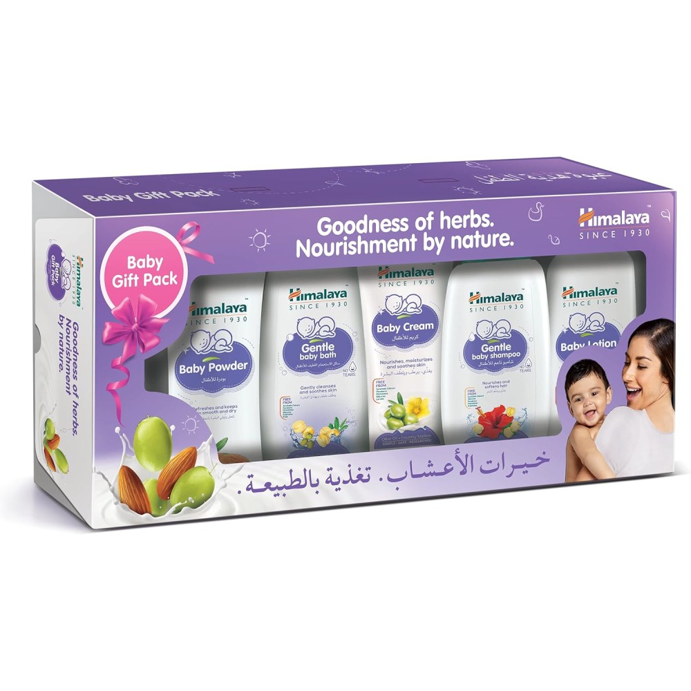 Himalaya Herbals Baby Care Gift Pack | Free from Synthetic Colors, Parabens, Phthalates & Sulphates