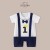 Baby Boys & Girls Summer Thin Cartoon Romper, Short Sleeve Cotton Bodysuit for Newborns