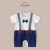 Baby Boys & Girls Summer Thin Cartoon Romper, Short Sleeve Cotton Bodysuit for Newborns