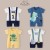 Baby Boys & Girls Summer Thin Cartoon Romper, Short Sleeve Cotton Bodysuit for Newborns