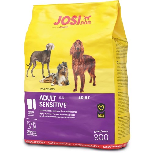 Josera Josi Adult Sensitive Dry Dog Food, 900g – Digestive and Skin Health for All Life Stages