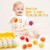 JoyGrow Matching Eggs Toddler Toys – 12PCS Shape & Color Educational Set for Kids