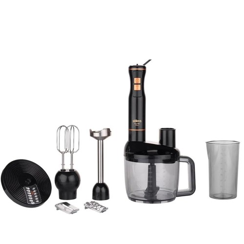 Stilevs Kendo Pro 1200W Hand Blender Set with Chopper, Whisk & 1.5L Capacity