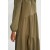 TRENDYOL MODEST Khaki Gather Detailed Cotton Maxi Dress – Effortless Modest Fashion