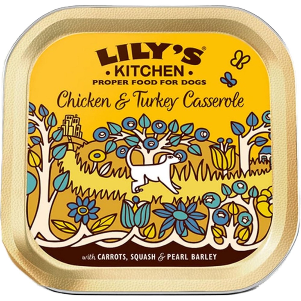 Lily's Kitchen Chicken & Turkey Casserole Wet Dog Food - 150G