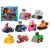 LTLCLZ Paw Patrol Dogs Patrolling On Cars Toy Play Set – 9 Pieces