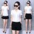 Women’s Short Sleeve V-Neck Chiffon Blouse – Casual Office Lady Shirt Tops