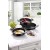 METALAY Metal Black Pan and Pot Lid Organizer | Durable Kitchen Storage