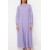 TRENDYOL MODEST Lilac Gather Detailed Cotton Maxi Dress – Elegant, Modest, and Comfortable