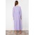 TRENDYOL MODEST Lilac Gather Detailed Cotton Maxi Dress – Elegant, Modest, and Comfortable