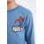 Marvel Comics Boys' Crew Neck Long Sleeve T-Shirt - Blue