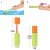 6pcs Mini EVA Water Pistol Shooter: High-Pressure Outdoor Swimming and Beach Toy