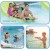 6pcs Mini EVA Water Pistol Shooter: High-Pressure Outdoor Swimming and Beach Toy