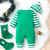 Christmas Style Baby Climbing Suit – Long Sleeve Monogram Print for Boys & Girls