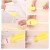 5Pcs/Set Multifunctional Sponge Cleaning Tool for Baby Bottles, Straws, and Nipples - BPA-Free - Yellow